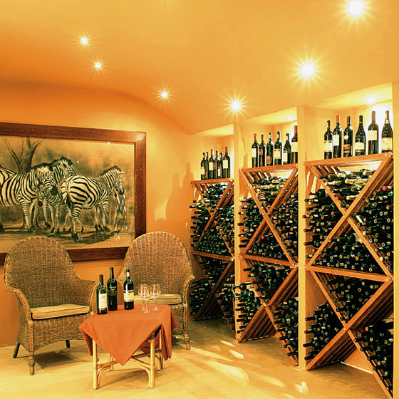 Photo of the wine cellar